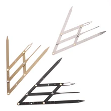 Stainless steel Golden Ratio Eyebrow Microblading Permanent Makeup Measure Tool Mean Golden Eyebrow