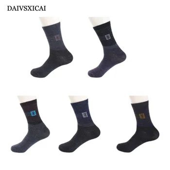 

6Pairs/lot=12pieces Winter Imitation Wool Socks Fashion Mens Thick Warm Long Tube Male Casual Socks
