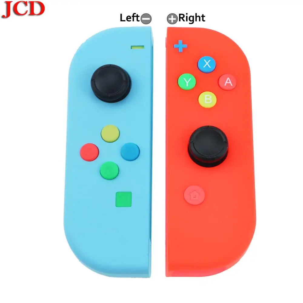 No5 L and No1 R JCD пластик для Joy-Con, сменный Ремонтный комплект, DIY чехол, Корпус Корпуса, оболочка для пульта управления, с отверткой - Цвет: No5 L and No1 R