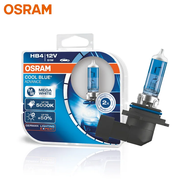 OSRAM 9006 HB4 CBA Галогеновый холодный синий Advance 12 в 51 Вт автомобильный Оригинальный
