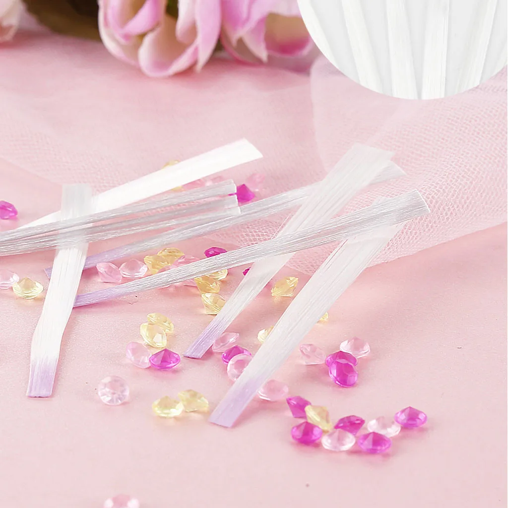 1Pack Professional Fiberglass Nail Extension Nail Silk Wraps Extension Acrylic Nail Form Fibernails With Curvature Clips#4