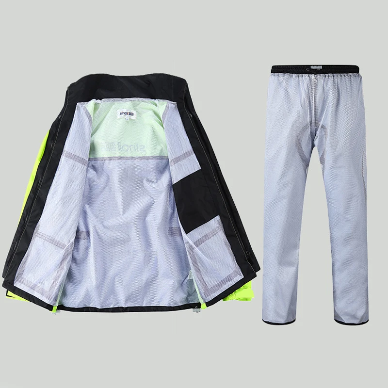 Водонепроницаемый дождевик и брюки SINOLL для езды на мотоцикле пончо