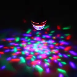 Лампочка DJ диско ротационный кристалл шар красочная лампа освещение для сцены бар танец RGB дизайн интерьера освещение приспособление