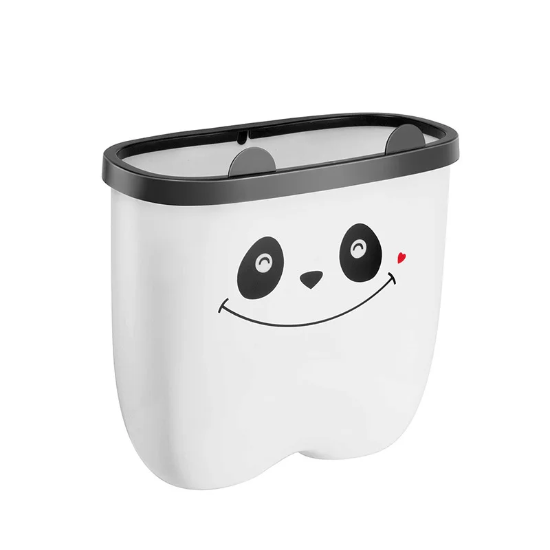 

Without Cover Hanging Trash Can for Kitchen Cabinet Door Bathroom Garbage Car Trash Can Waste Kawaii Trash Storage Bin