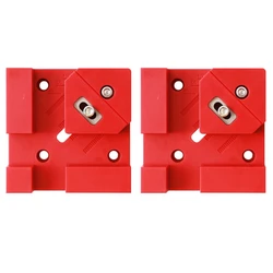 HOT 2Pcs Clamp Squares Auxiliary Fixture Board Fixed Precision Clip Splicing Board Fixed Clip Fixing Tool Woodworking Tools