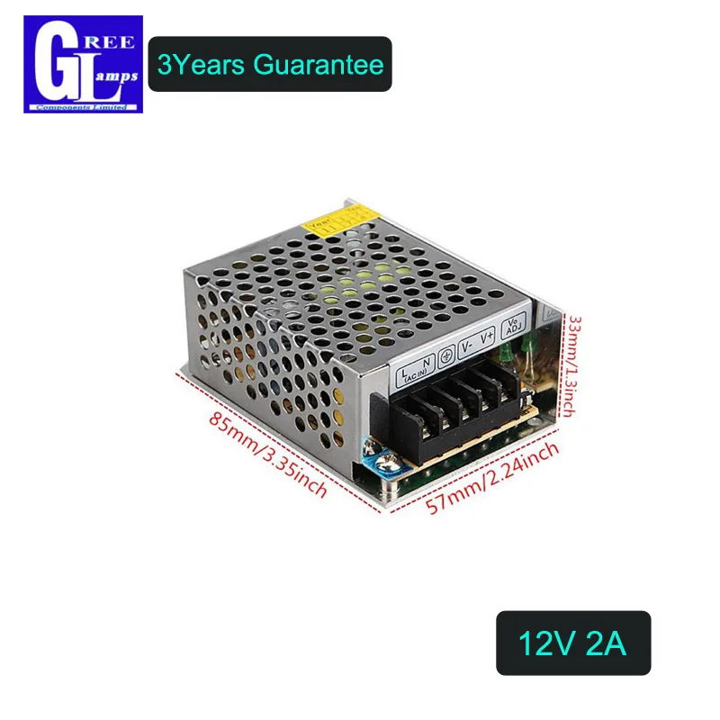 Переключатель источника питания 12 В 2 А 24 Вт 220 В|transformator for led|voltage transformerdc 12v 2a 24w |