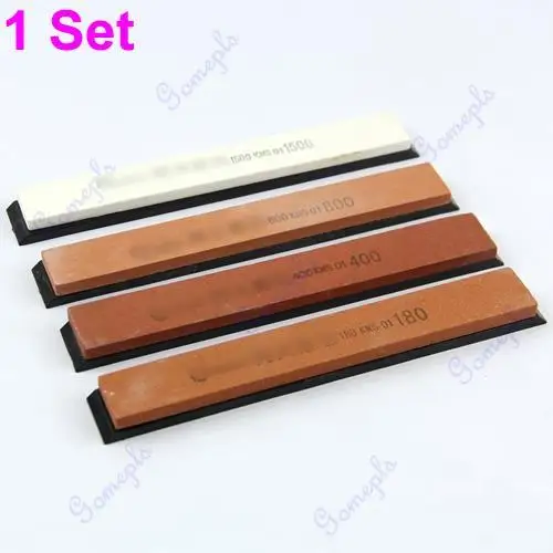 Grindstone Whetstone Stone Set Grit 180# 400# 800# 1500# For Sharpener System wholesale/retail | Дом и сад