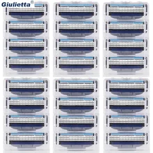 Турбо! 24 шт./лот Высокое качество лезвия бритвы, совместимый для gilletee Mache 3 станка бритвенные лезвия для мужчин уход за лицом