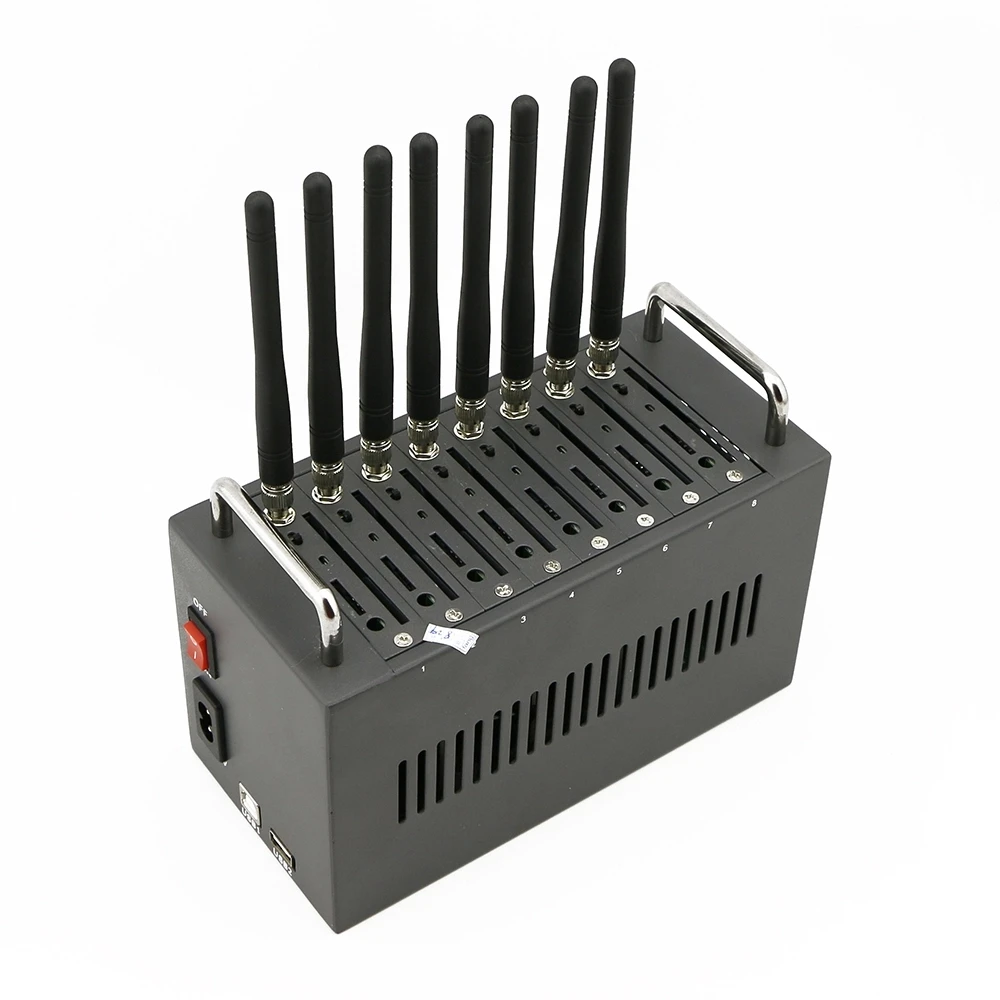 US $235.20 Good Quality LTE 4G Modem PoolUSB AT Command IMEI Change 4G 8 Port Modem Pool EC20CE