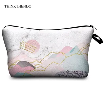 

Women Girls Travel Printed Pattern Cosmetic Makeup Bag Toiletry Storage Organize