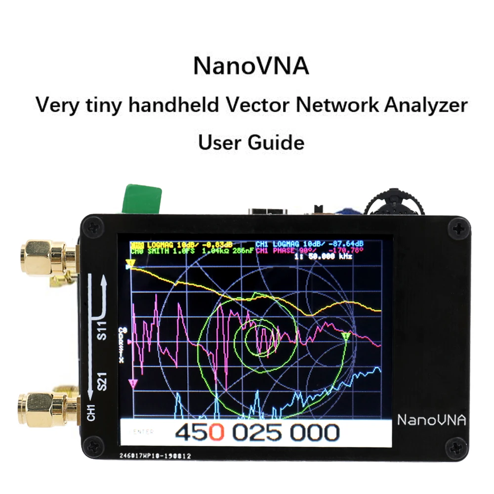 

Nanovna Vector Network Analyzer 50KHz-900MHz Digital Display Touching Screen Shortwave MF HF VHF UHF Antenna Analyzer