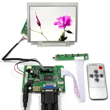 

NEW HDMI VGA 2AV LCD Driver Board LVDS Tcon 5.6" AT056TN53 V1 640X480 LCD Screen