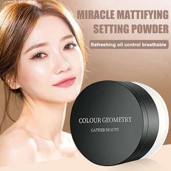 

Makeup Mattifying Setting Powder Oil Control Concealing Waterproof Hydrating Foundation Powder MP789