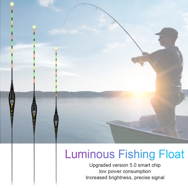 Smart Fishing Float Color Changing Luminous Fishing Float LED Light Night  Fishing Automatically Alarm Bite Hook Electronic Float - AliExpress