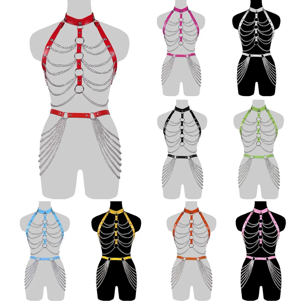 

Кожаный сексуальный ремень, ремень для ног, сексуальное нижнее белье, Женский эротический фетиш, подтяжки, цепочка с кисточками, украшение