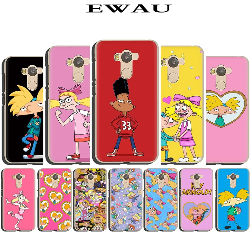 

EWAU Hey Arnold Hard Phone Cover Case for Redmi 4A 4X 5 6 Plus 5A 6A 7 S2 Go Note3 Pro 4 4X 5 6 7 Pro 5A Prime