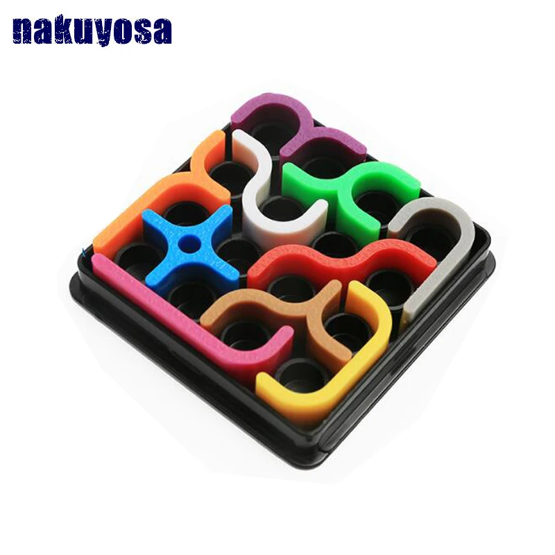 Creative 3D Intelligence Puzzle Crazy Curve Sudoku Puzzle Games Geometric Line Matrix Puzzle Toys For Children Learning Toy Gift