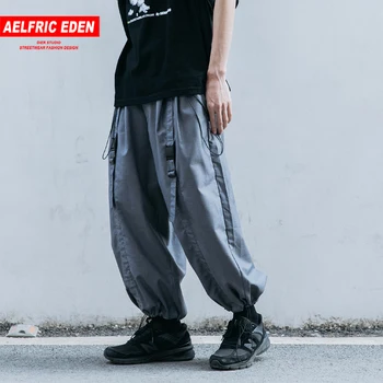 

Aelfric Eden 2020 Spring Streetwear Harem Pants Men Harajuku Fashion Joggers Cargo Pants Skateboard Sportswear Casual Sweatpants