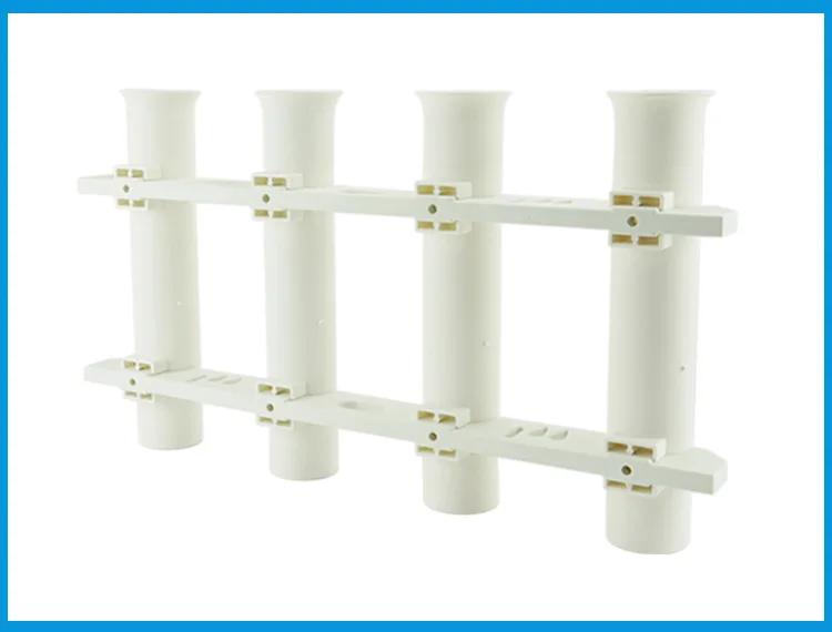 

AliExpress Hot Sales Plastic Fishing Rod Holder Four Tube Bucket Deconstructable Fishing Gear Bracket Boat Fishing Rod Base