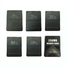 10 قطعة 8M /16M /32M /64M /128M /256M بطاقة الذاكرة حفظ اللعبة البيانات عصا وحدة لسوني بلاي ستيشن 2 PS2 الموسعة بطاقة لعبة التوقف