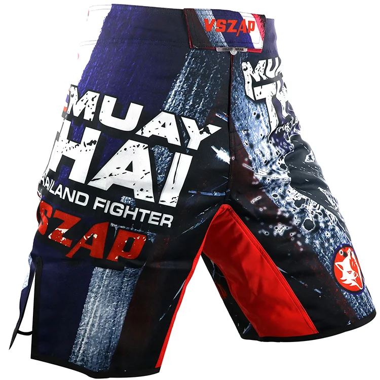 VSZAP черные ММА ожесточенная Боевая пригодность сильные UFC MMA Шорты Муай Тай боксерские шорты для тайского бокса шорты для кикбоксинга ММА