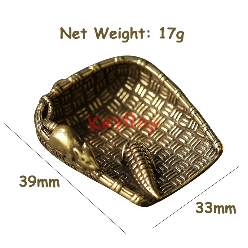 Dustpan Mouse Corn keychains pendant (5)