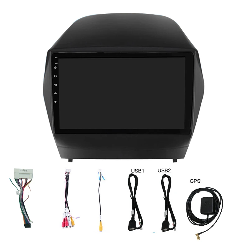 Best Android 8.1 car multimedia dvd player for Hyundai IX35 2009-2015 navigation and gps with car radio video playback HD free map 5