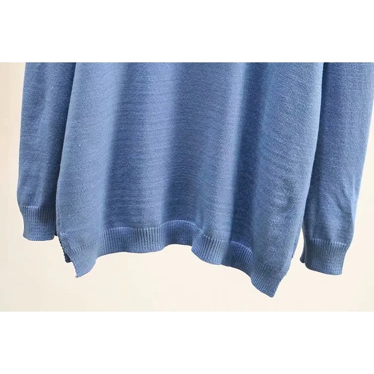 Женские свитера размера плюс 2XL-3XL, повседневная трикотажная верхняя одежда, топы с длинными рукавами, Свитера с высоким воротом
