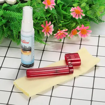 

Detergent String Brightener Guitar Cleaner Set Convenient Practical with Wipe Cloth Cleaning Gloss Polishes for Alice