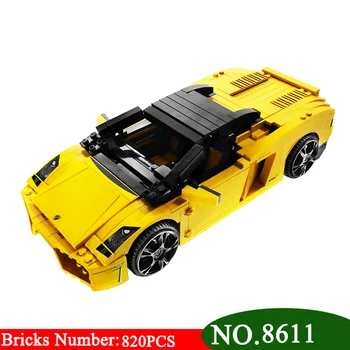 

Technic Racing Sports Car 8611 560-4 741pcs Building Blocks Compatible 8169 Educational Diy Bricks Toys For Children