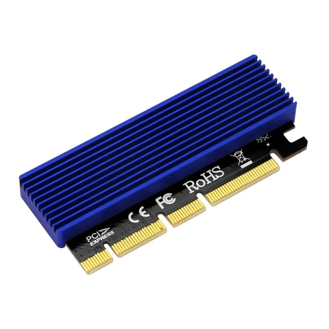 NVMe to PCIE X4 X8 X16 Expansion Card PCIE 3.0 High Speed Hard Drive Converter Riser Adapter M2 SSD Plate