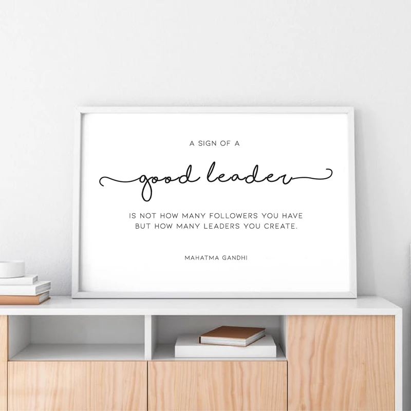 Good leader print