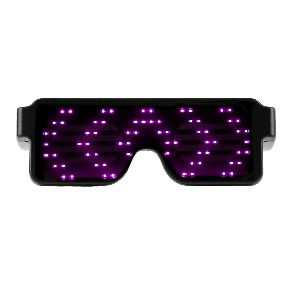 1 шт. 8 режимов быстрая вспышка светодиодный световой бар светящиеся вечерние очки для торжественных событий USB зарядка светящиеся очки рождественское освещение концертов игрушки