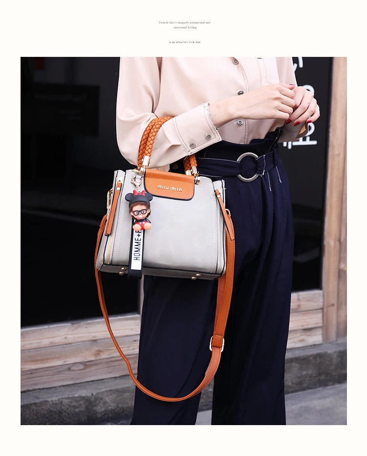 Модная женская сумка-тоут, винтажные сумки для женщин, кожа, женская сумка-мессенджер на плечо, ручная сумка через плечо, роскошный дизайн AB16