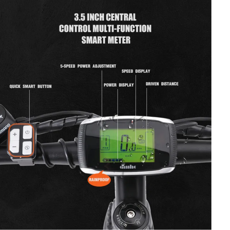 Велосипед электрический 1000 Вт ebike 2019 Новый Электрический горный велосипед olding