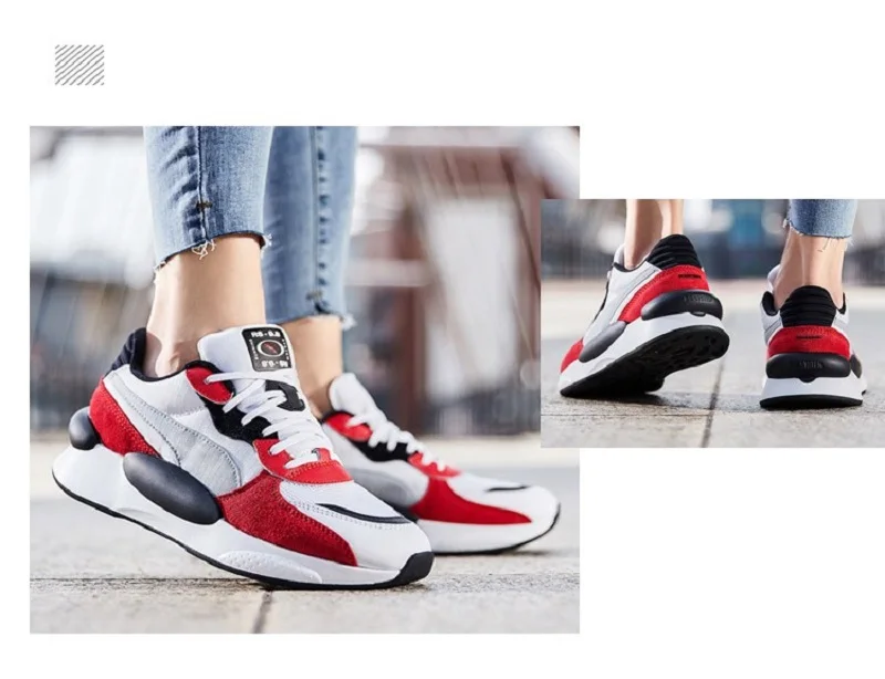 И аутентичный PUMA RS 9,8 пространство кроссовки унисекс Повседневная обувь в стиле ретро; дышащая обувь на весну Новые поступления 37023001