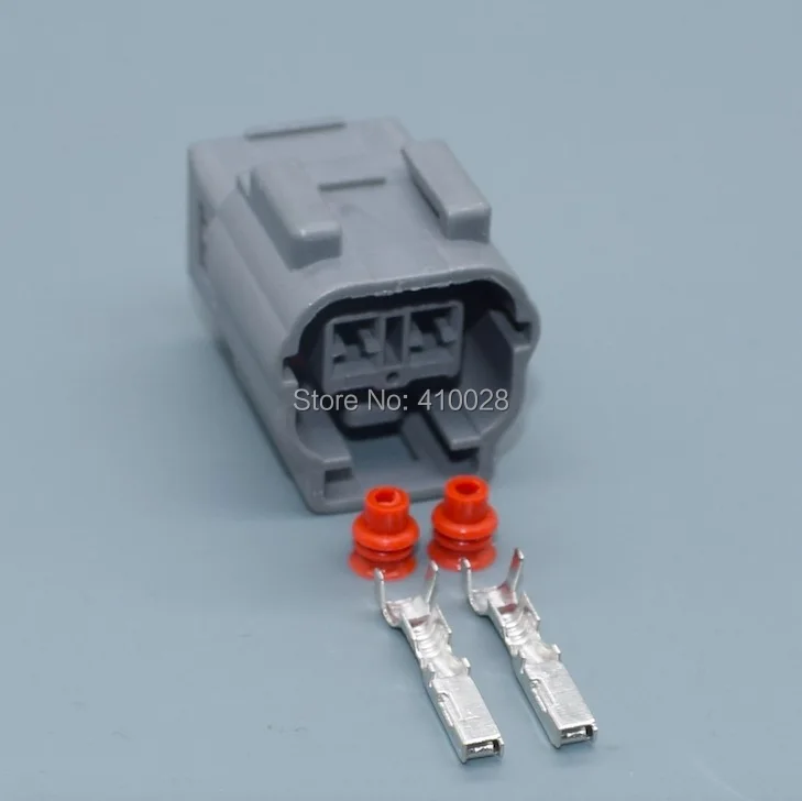 Shhworlsea-enchufe del Sensor de posición del árbol de levas automotriz, conector hembra impermeable de 2 pines para Mazda 6189-0640