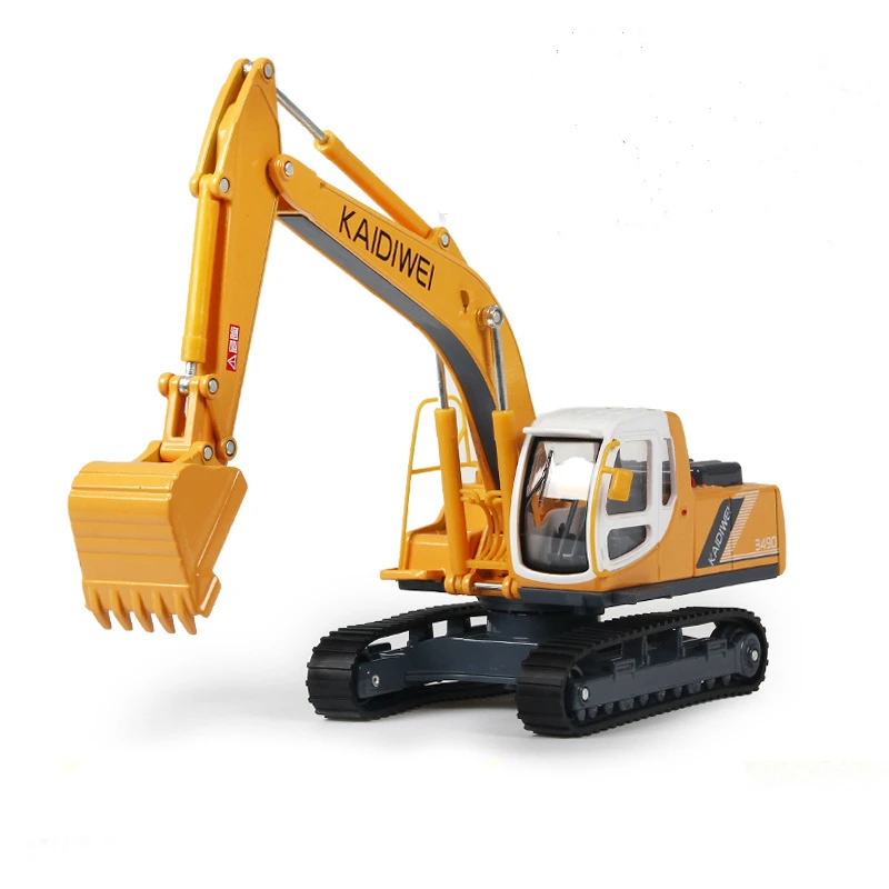 

Simulation Acousto-optic Properties of 1:40 Alloy Model of Tracked Excavator Collection Toys Rotating, Stretching, Taxiing