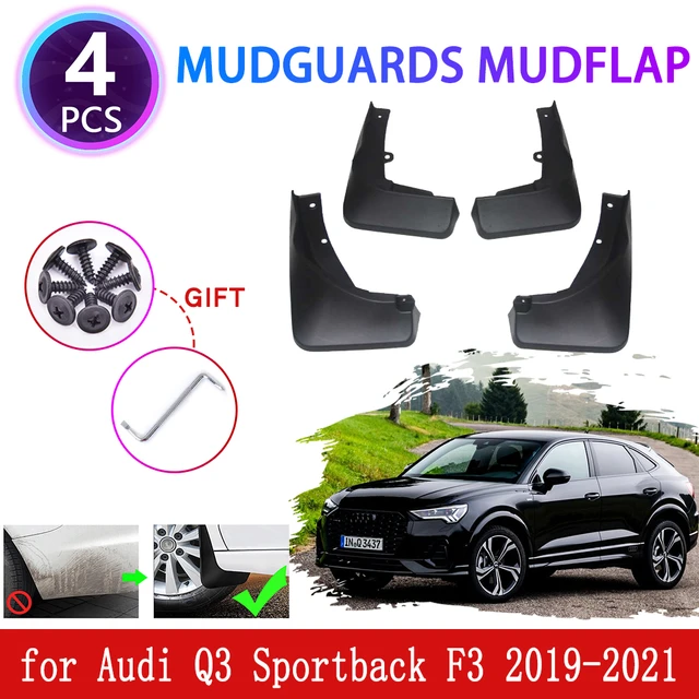 4PCS für Audi Q3 Sportback 2019 2020 2021 Kotflügel Schmutzfänger Kotflügel  Schlamm Flap Splash Schlamm Retention Guards Schützen Auto zubehör -  AliExpress