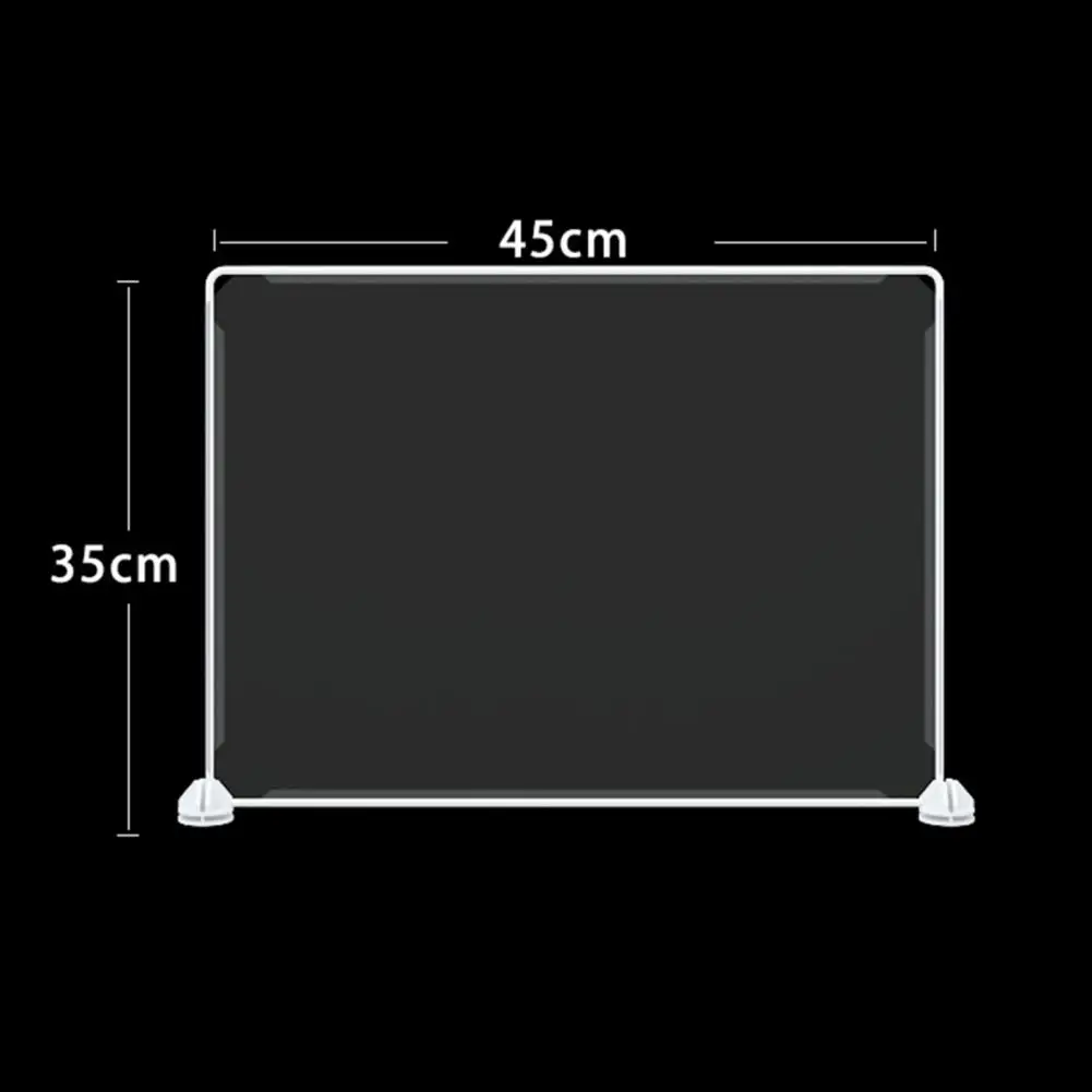 Office Desk Divider Bulletin Board Partition Screen Transparent Removable kindergarten Table Clear Message Board