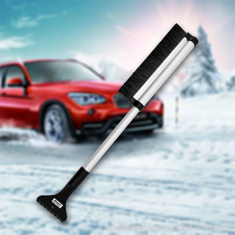 

Ice Snow Scraper Auto Car Brush Truck Window Cleaning Retractable Telescopic Shovel Multifunctional Winter Snow Removal Brush