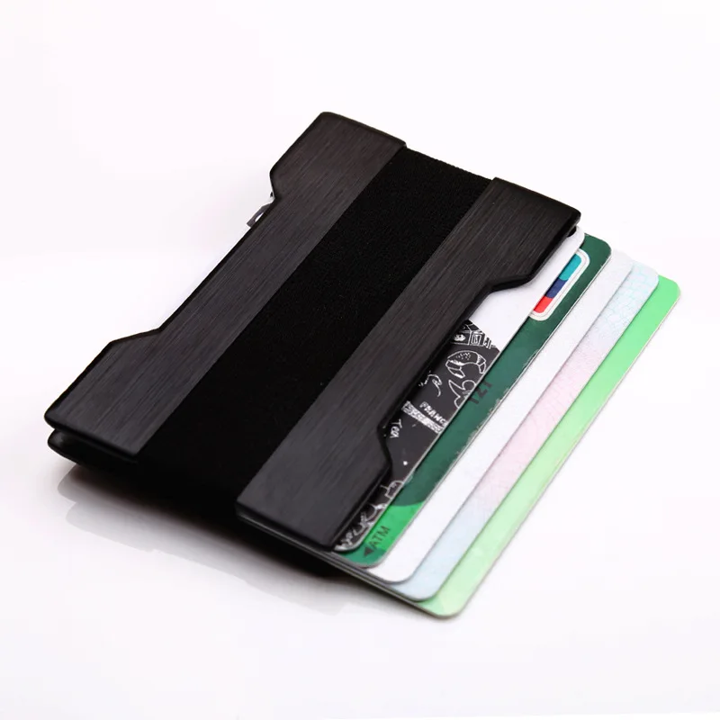 KUDIAN EBAR алюминиевый сплав держатель для карт s Многофункциональный тонкий мужской кошелек металлический кредитный держатель для карт Tarjetero BIH126 PM49