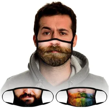 

3PC Unisex Cloth Mask Funny Windproof Face Shield Outdoor Face Mask Washable Reusable Mouth Mask Breathable mascarillas masque