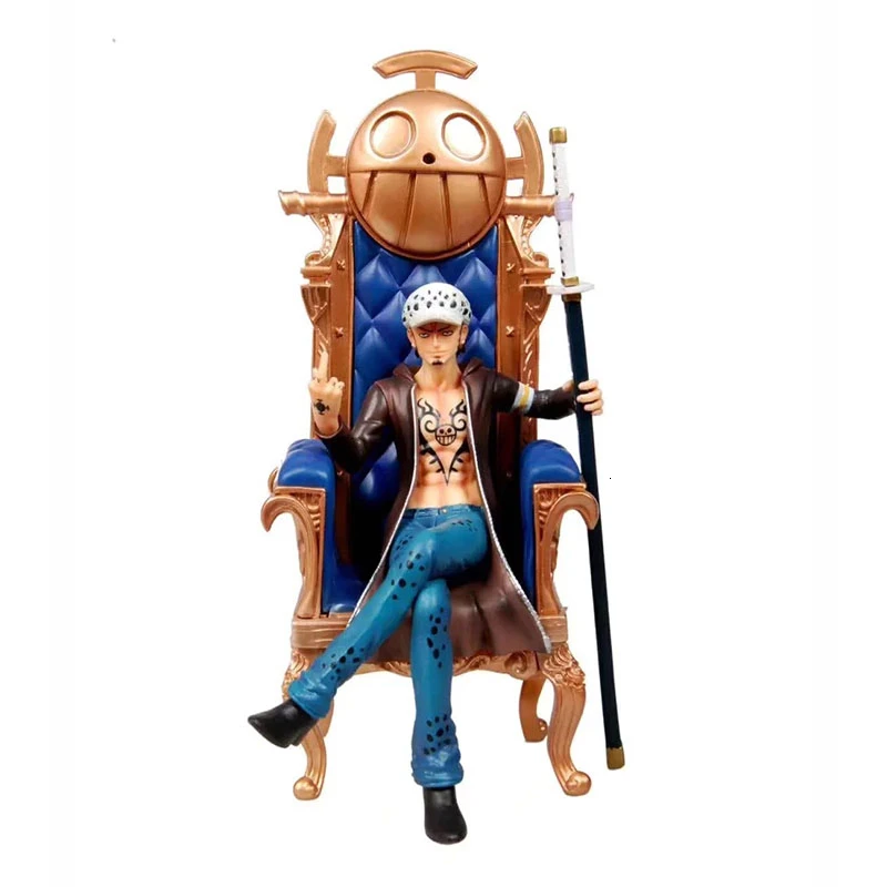 One Piece Gk Action Figure Anime Trafalgar D Water Law 29cm Pvc Model Collection Toy Throne Exquisite Decoration For Kids Figma Action Figures Aliexpress