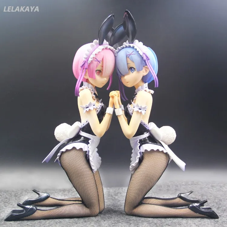 Новое поступление Re: жизнь в другой мир от нуля Rem Ram Банни версия модели ПВХ 30 см