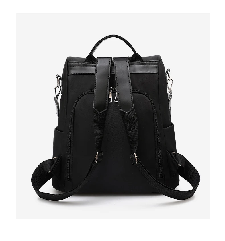 High Quality Oxford Women Backpack Zipper School Bags for Teenage Girls Small Tassel Backpack Women Backpack Mochilas Fem