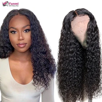 

Jerry Curly Lace Front Human Hair Wigs 28 30 32 34 Curly Brazilian T Part Human Hair Wigs For Black Women Lace Wig Pre Plucked