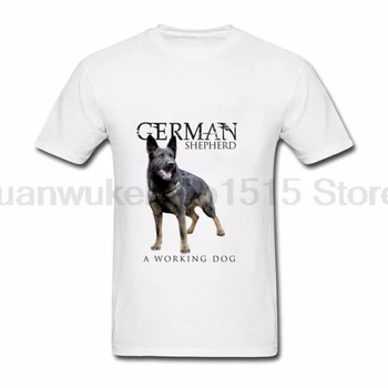 

Casual men t-shirt German Shepherd Dog clothing German Shepherd Dog T shirt men summer cotton undershirt