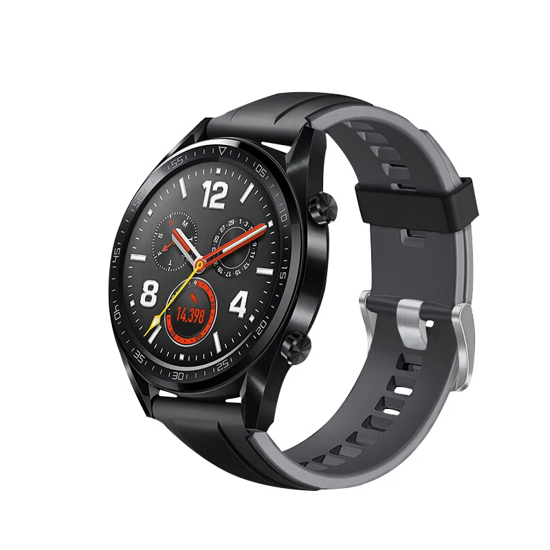 Huawei watch gt ремешок для samsung Galaxy watch 46 мм gear S3 frontier/Классический 22 мм ремешок для часов huawei watch 2 pro Ремешок Браслет - Цвет ремешка: gray