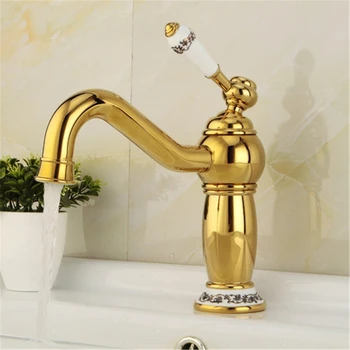 

Bathroom Faucet Antique Bronze Finish Brass Basin Sink Solid Brass Faucets